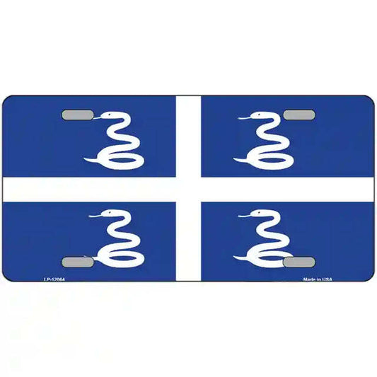 Martinique Flag Metal Sign