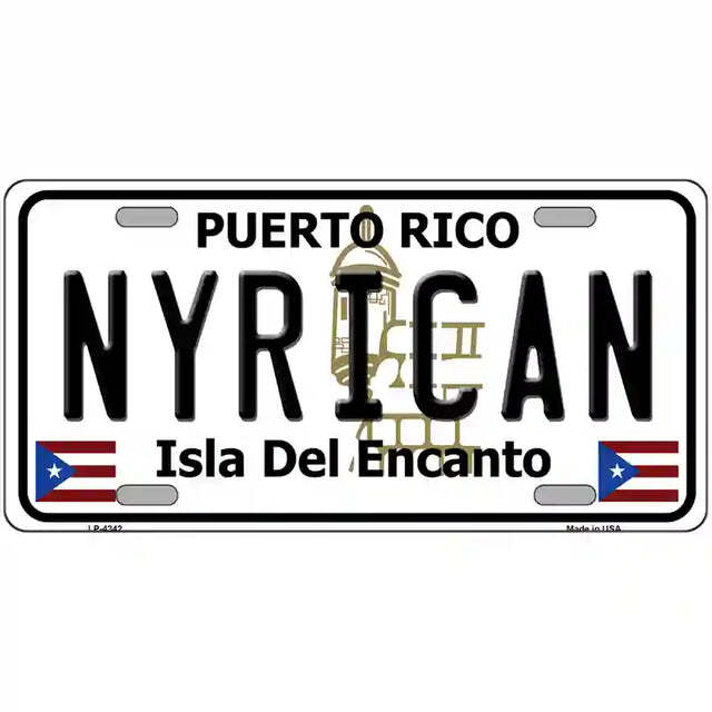 Nyrican Puerto Rico Metal Sign