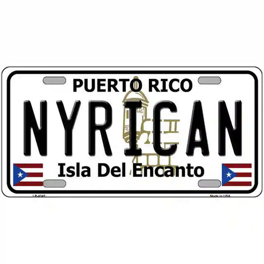 Nyrican Puerto Rico Metal Sign