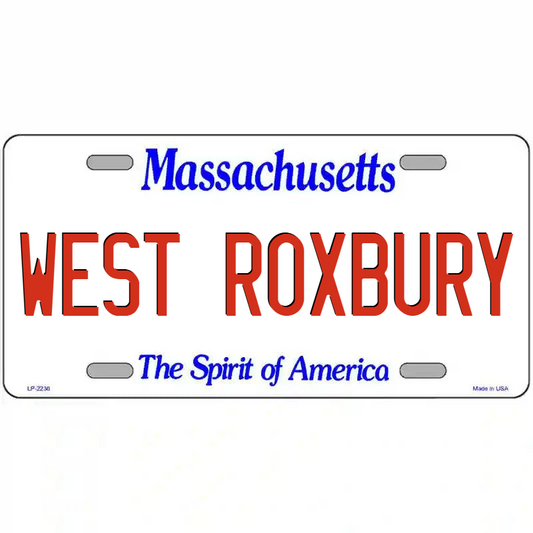 West Roxbury Massachusetts Metal Sign