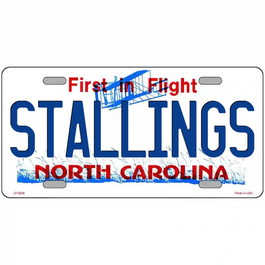 Stallings North Carolina Metal Sign