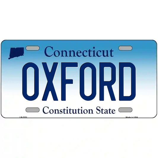 Oxford Connecticut Metal Sign
