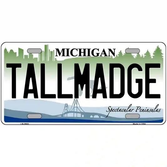 Tallmadge Michigan Metal Sign