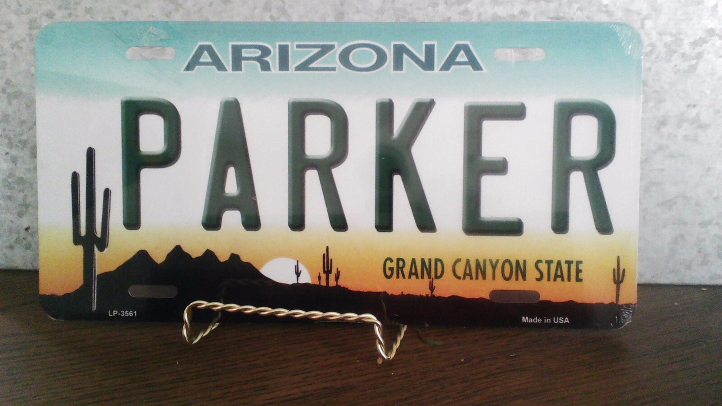 Parker Arizona Metal Sign