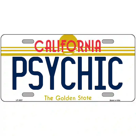 Psychic California Metal Sign