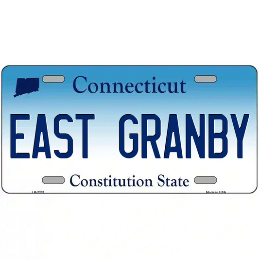 East Granby Connecticut Metal Sign