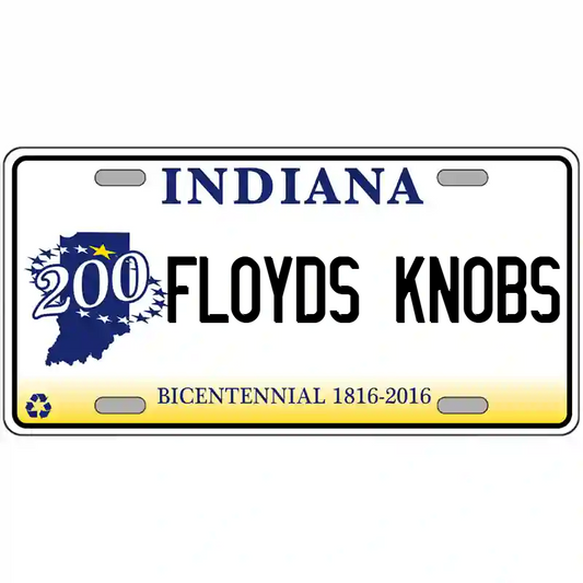 Floyds Knob Indiana Bicentennial Metal Sign