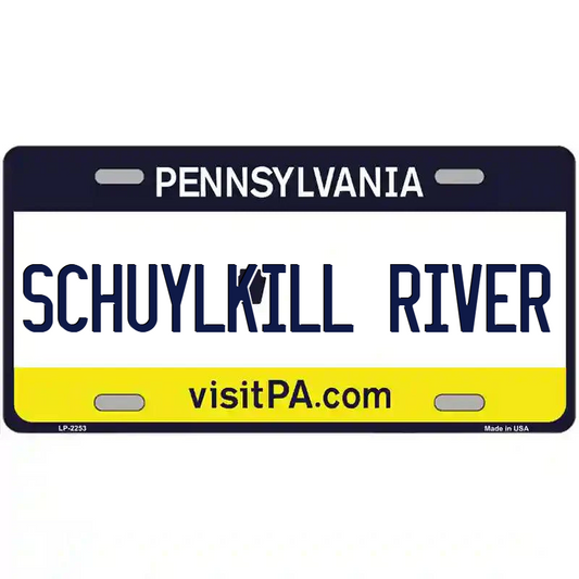 Schuylkill River Pennsylvania Metal Sign