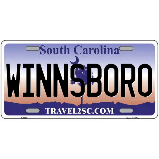 Winnsboro South Carolina Metal Sign