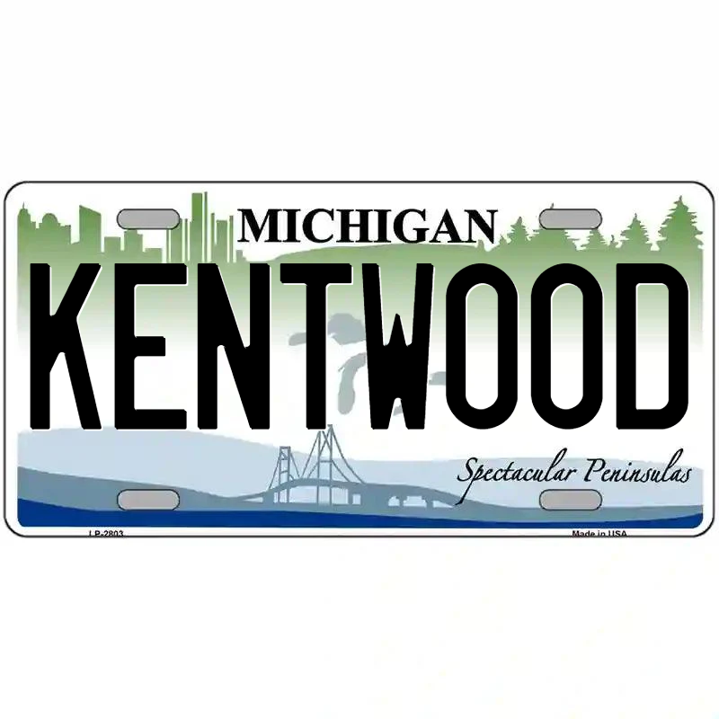 Kentwood Michigan Metal Sign