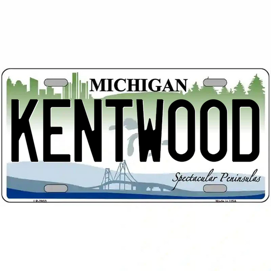 Kentwood Michigan Metal Sign