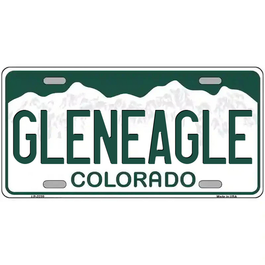 Gleneagle Colorado Metal Sign