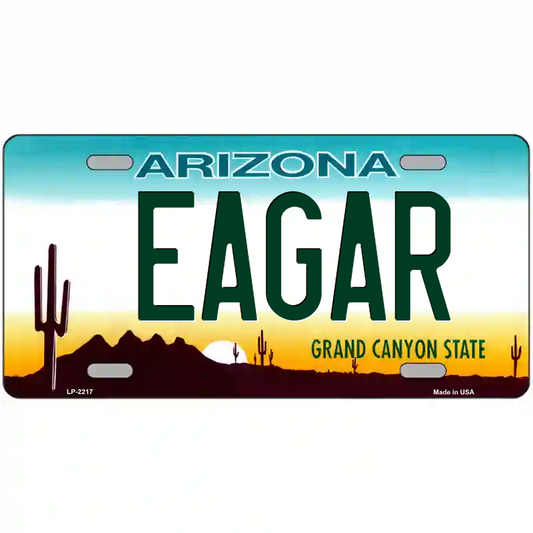 Eagar Arizona Metal Sign