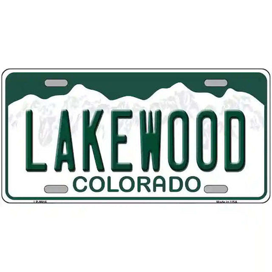 Lakewood Colorado Metal Sign