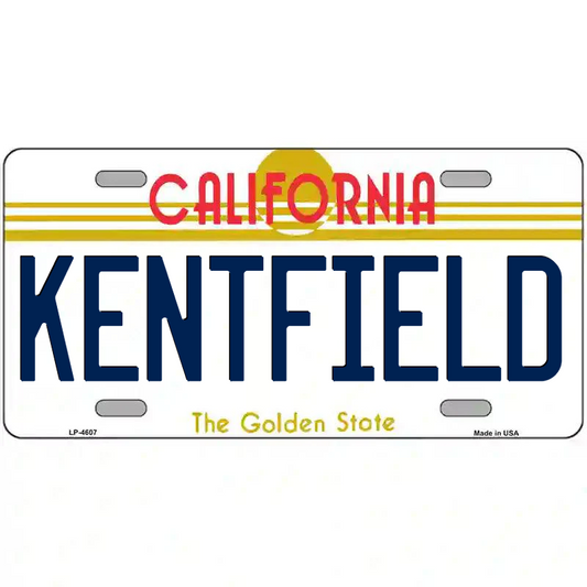 Kentfield California Metal Sign