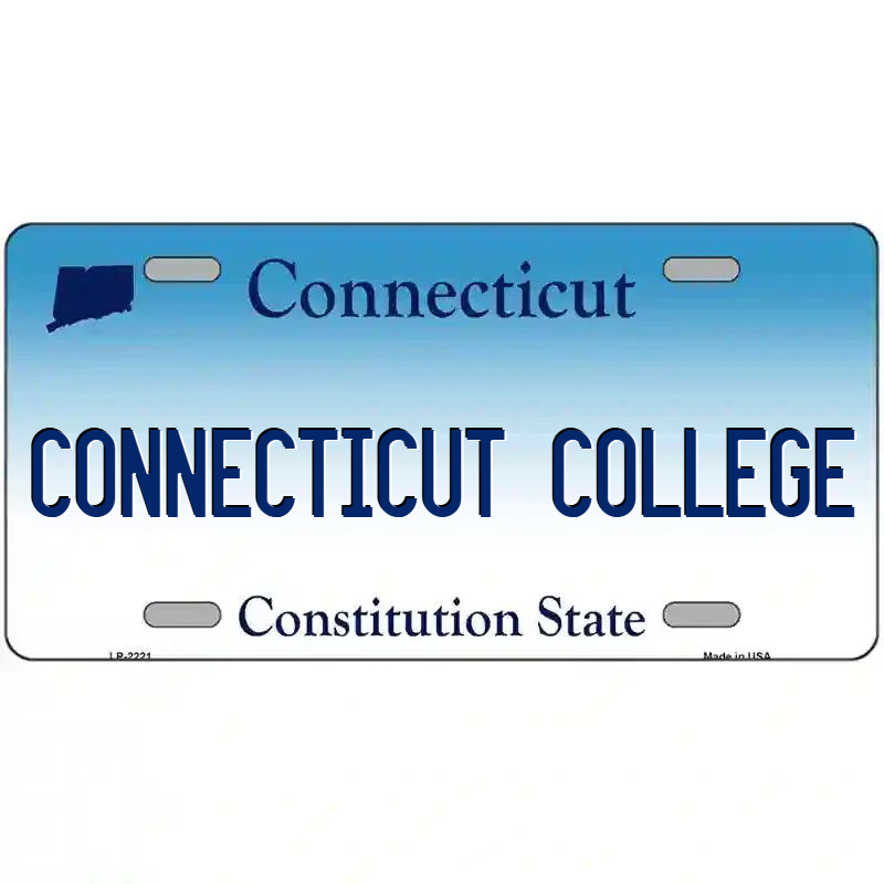 Connecticut College Connecticut Metal Sign