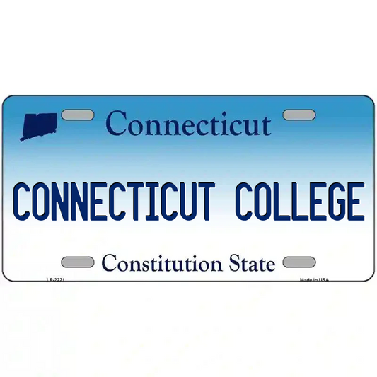 Connecticut College Connecticut Metal Sign