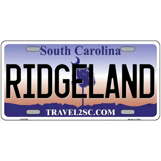 Ridgeland South Carolina Metal Sign