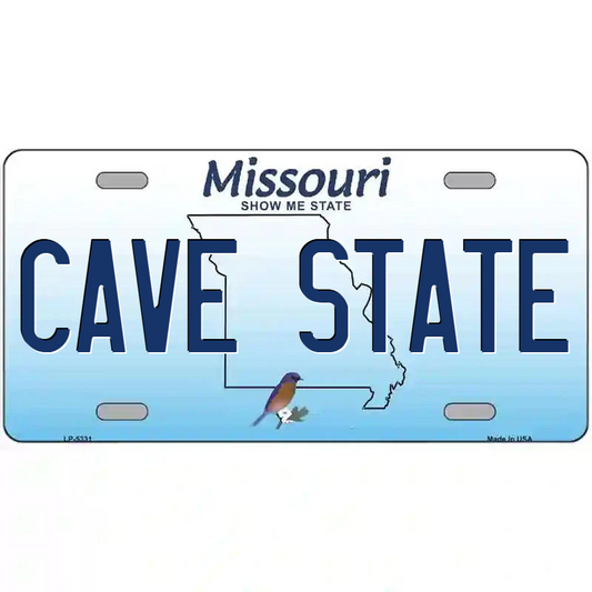 Cave State Missouri Metal Sign