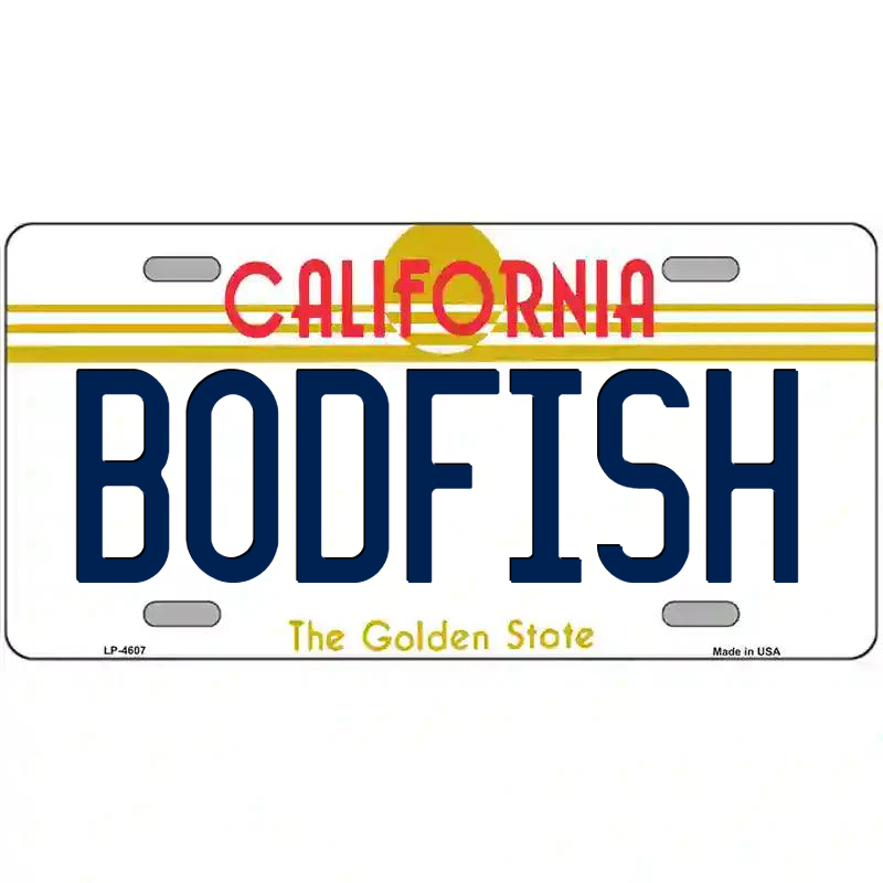 Bodfish California Metal Sign