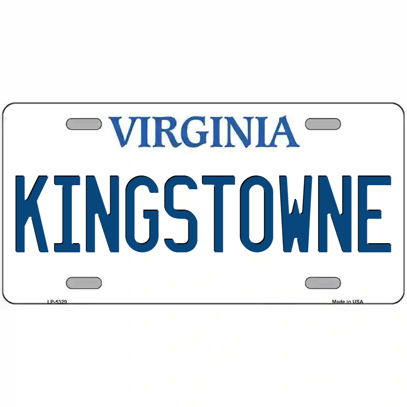 Kingstowne Virginia Metal Sign