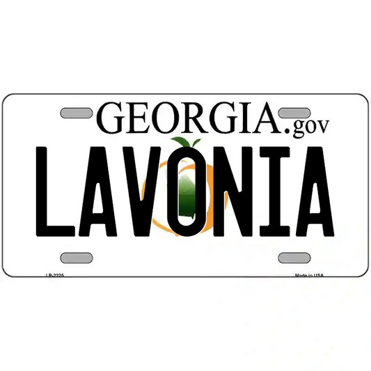 Lavonia Georgia Metal Sign