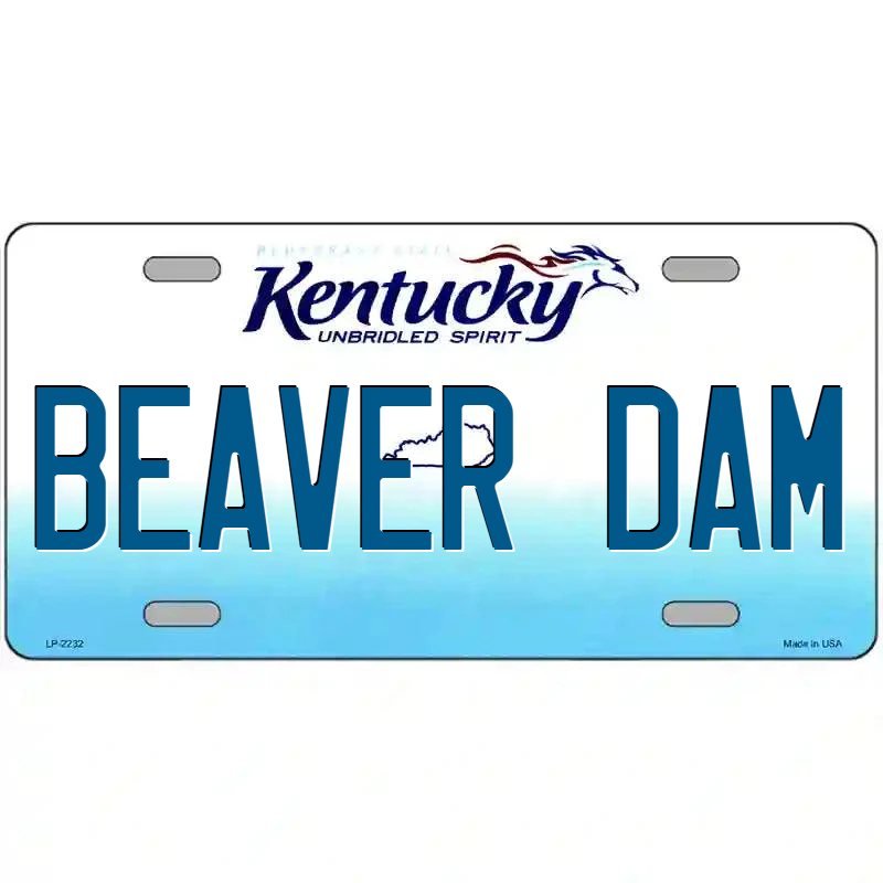 Beaver Dam Kentucky Metal Sign