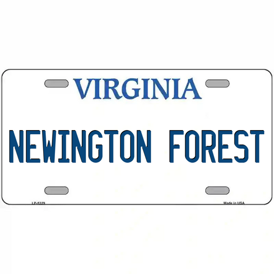 Newington Forest Virginia Metal Sign