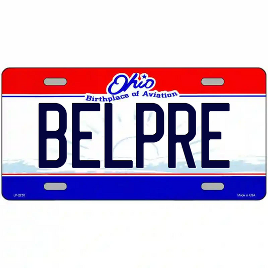 Belpre Ohio Metal Sign