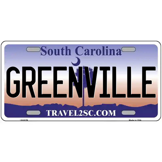 Greenville South Carolina Metal Sign