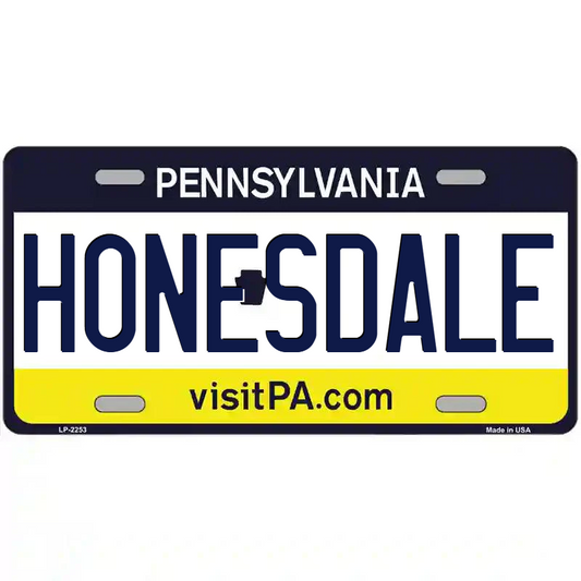 Honesdale Pennsylvania Metal Sign