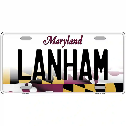Lanham Maryland Metal Sign