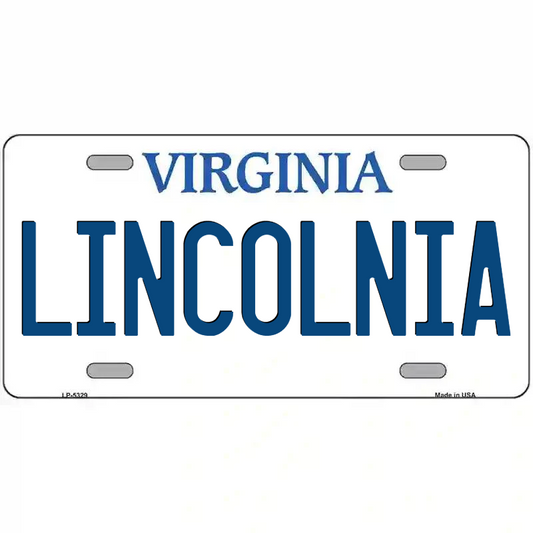 Lincolnia Virginia Metal Sign