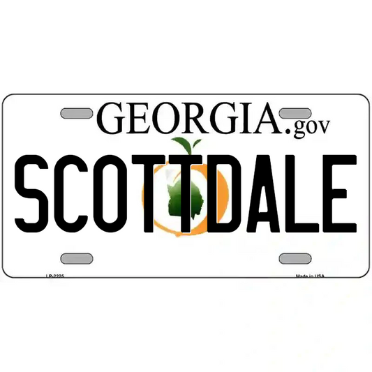 Scottdale Georgia Metal Sign