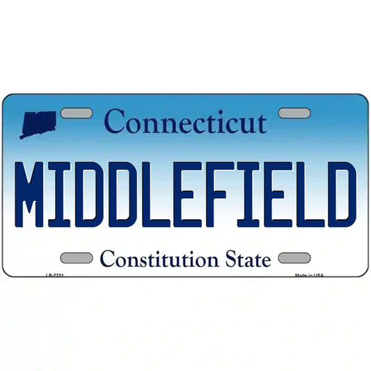 Middlefield Connecticut Metal Sign