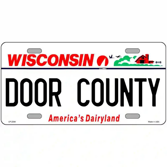 Door County Wisconsin Metal Sign
