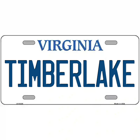 Timberlake Virginia Metal Sign