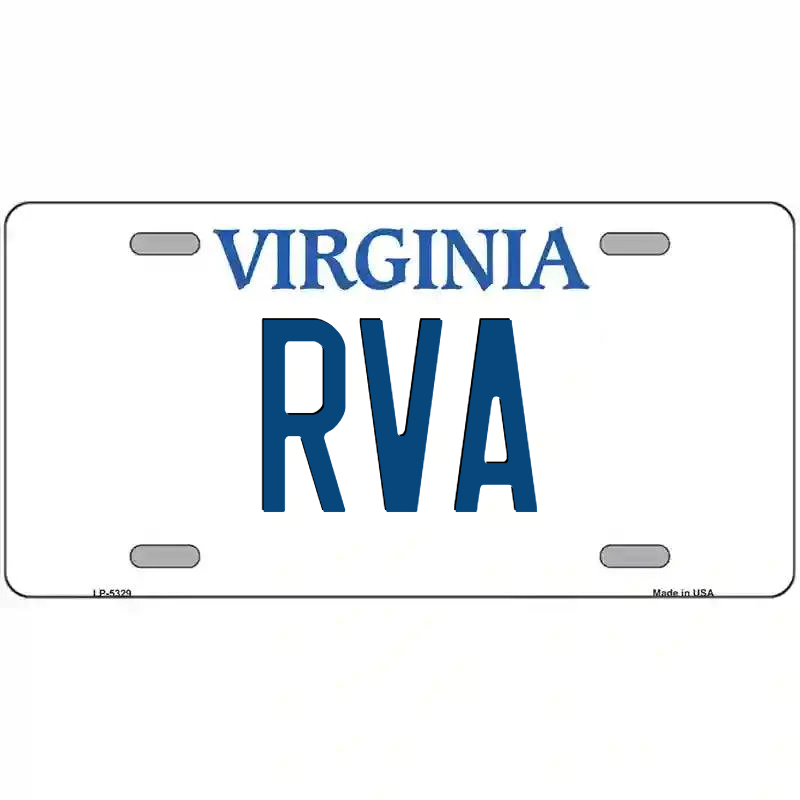 RVA Virginia Metal Sign