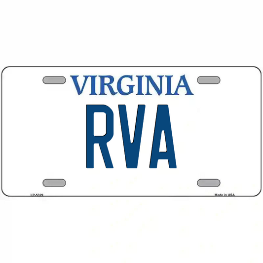 RVA Virginia Metal Sign