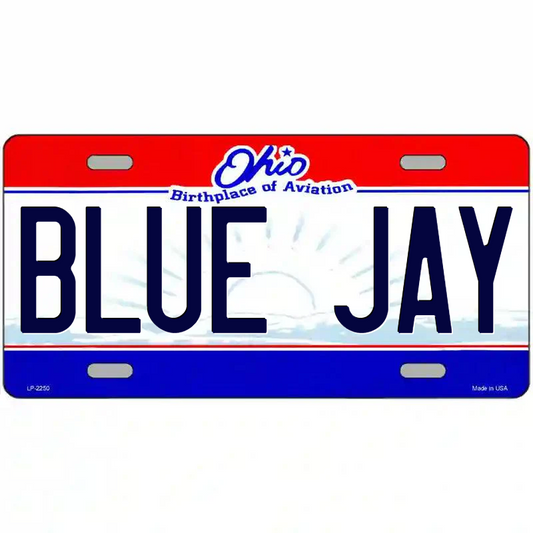 Blue Jay Ohio Metal Sign
