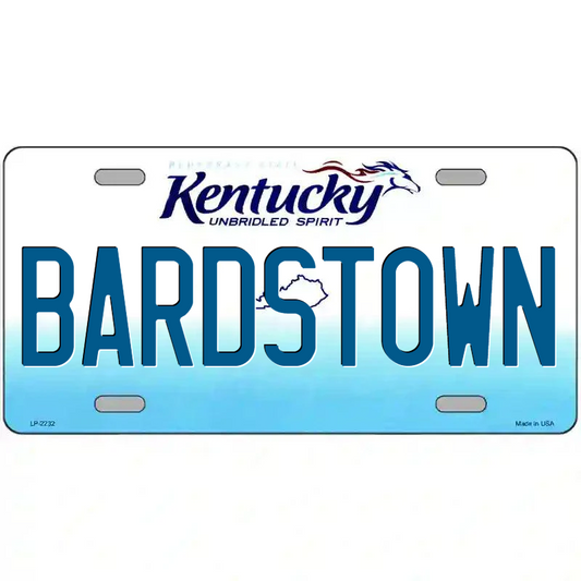 Bardstown Kentucky Metal Sign