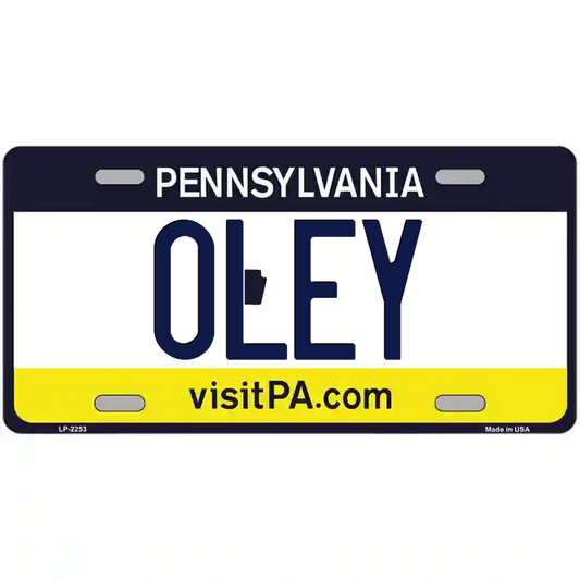 Oley Pennsylvania Metal Sign
