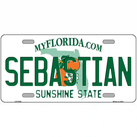 Sebastian Florida Metal Sign
