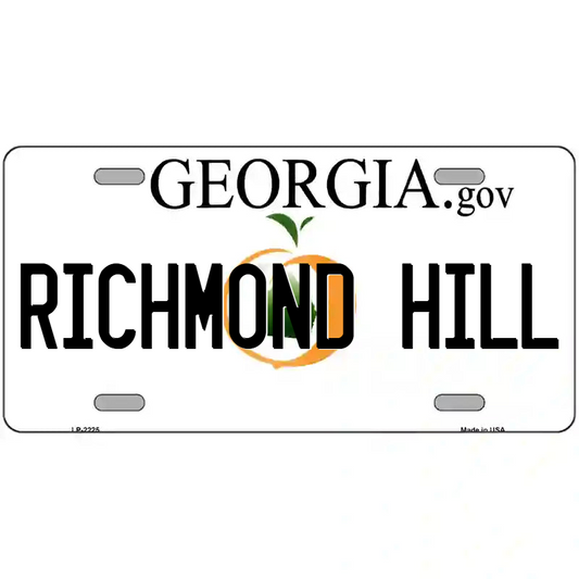 Richmond Hill Georgia Metal Sign