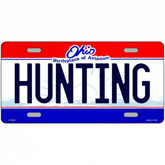 Hunting Ohio Metal Sign