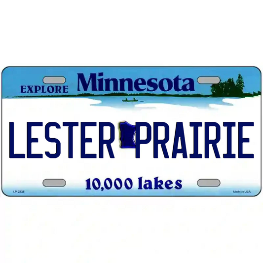Lester Prairie Minnesota Metal Sign
