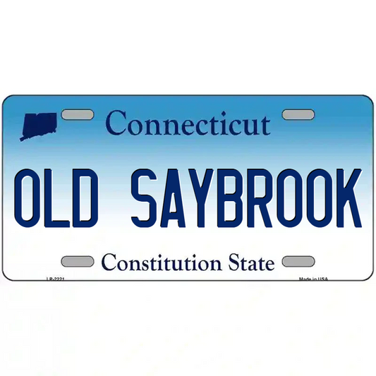 Old Saybrook Connecticut Metal Sign