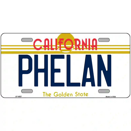 Phelan California Metal Sign
