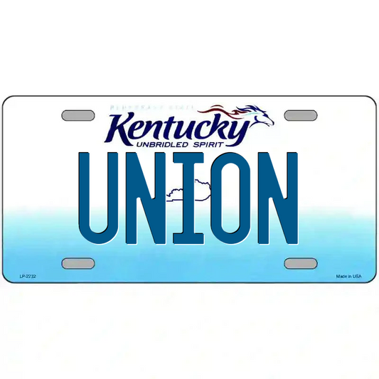Union Kentucky Metal Sign