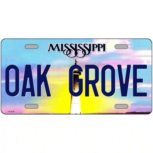 Oak Grove Mississippi Metal Sign